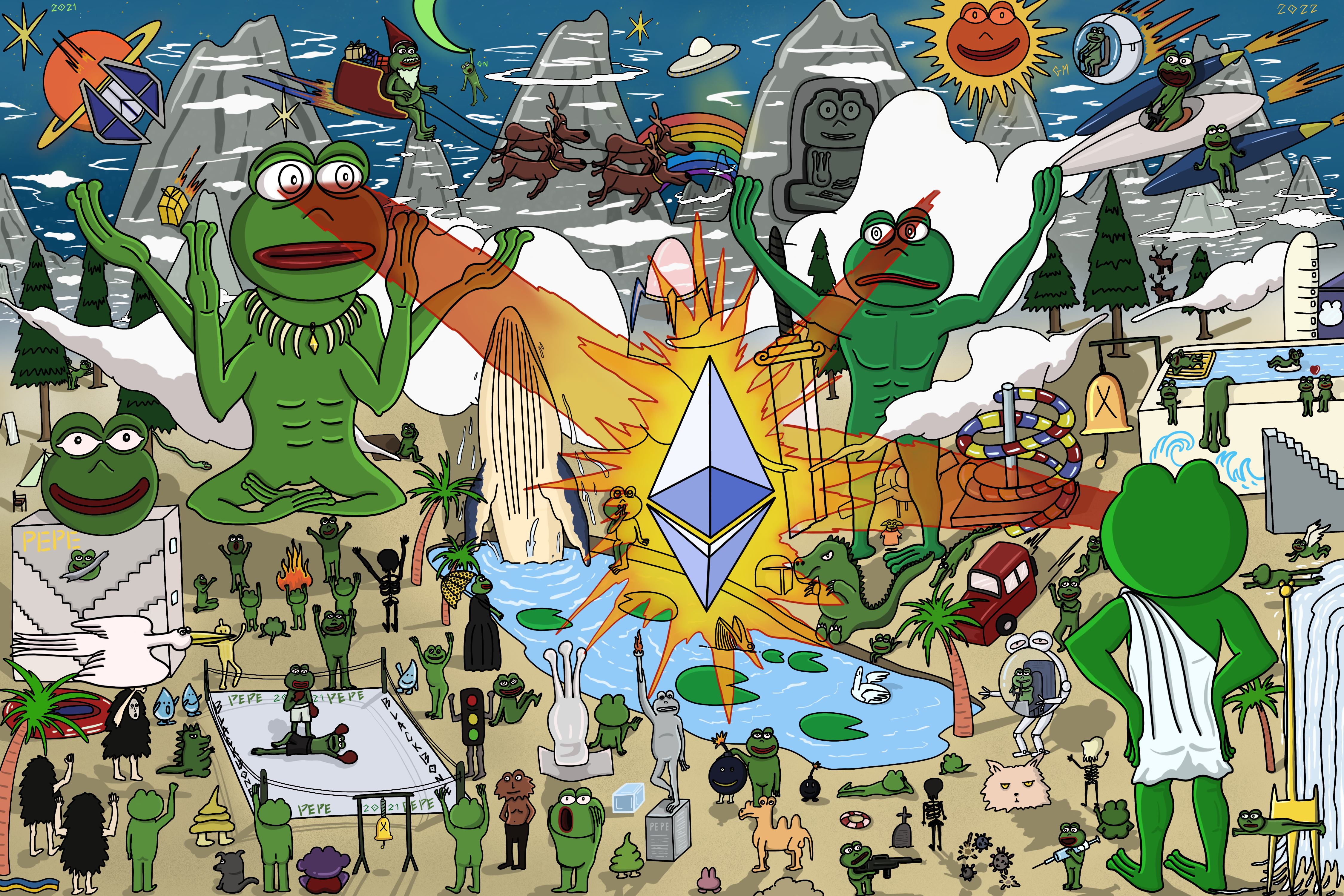 Pepe the birth of Ethereum | Foundation