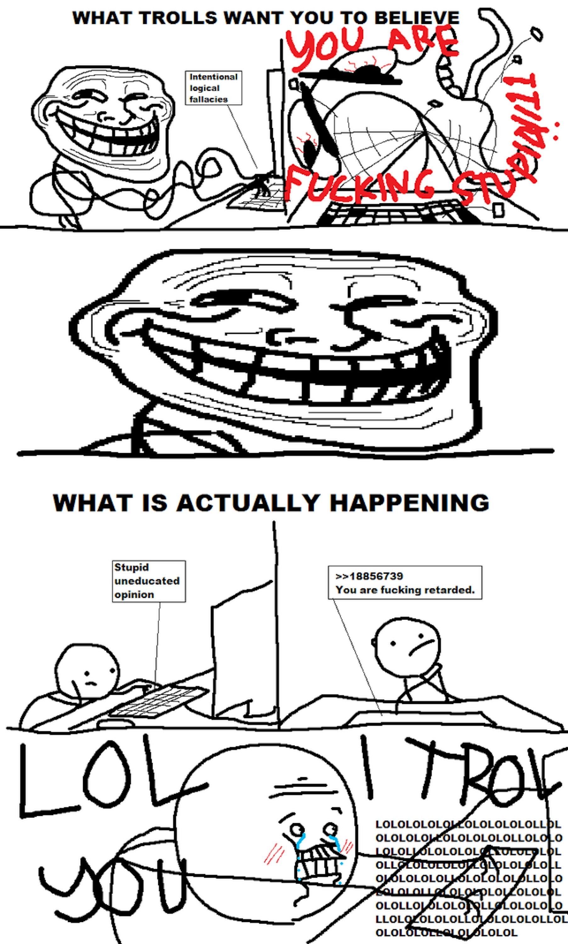 trollface become uncanny you play bgs story