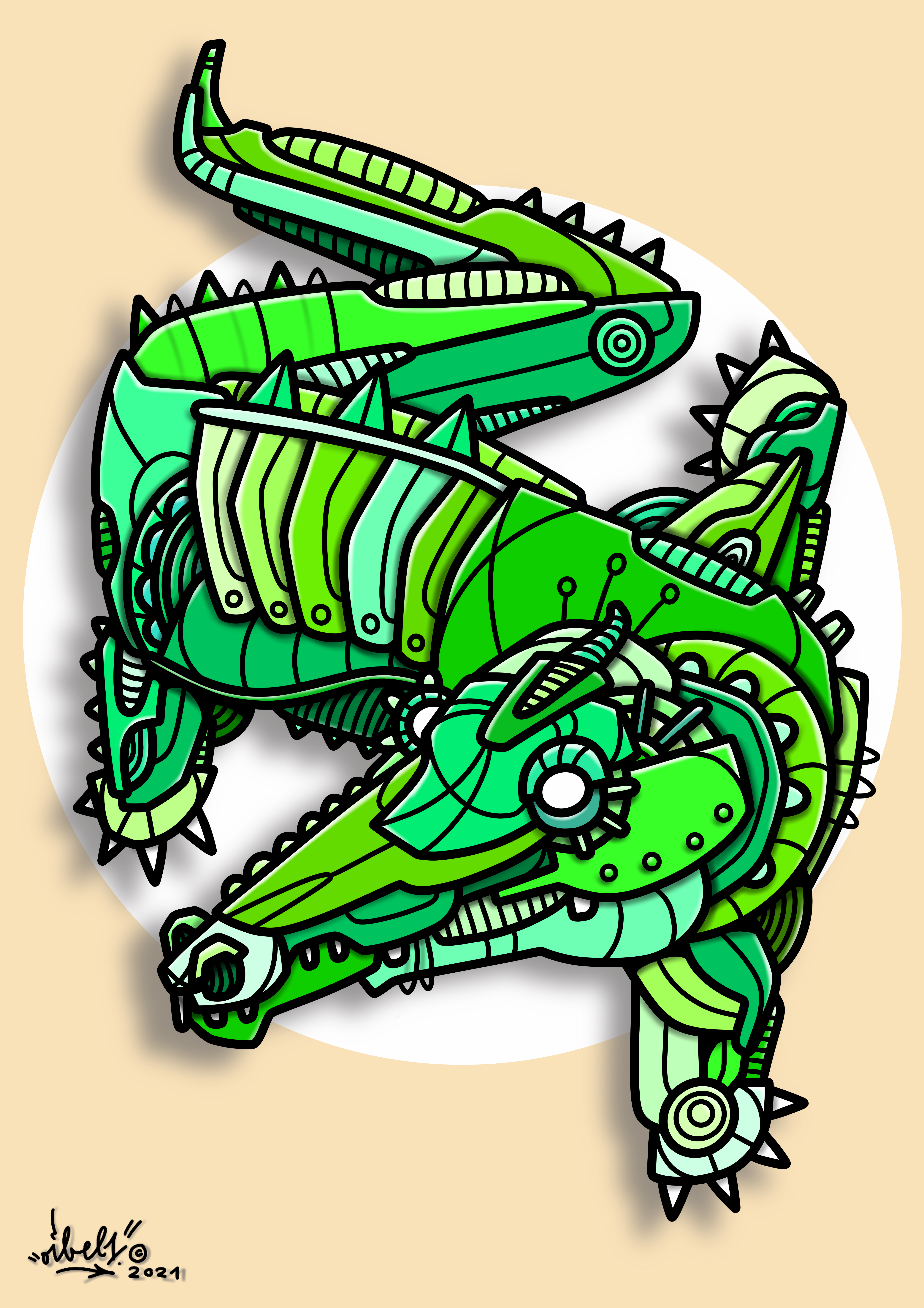 Spirit of the Crocodile V1 | Foundation