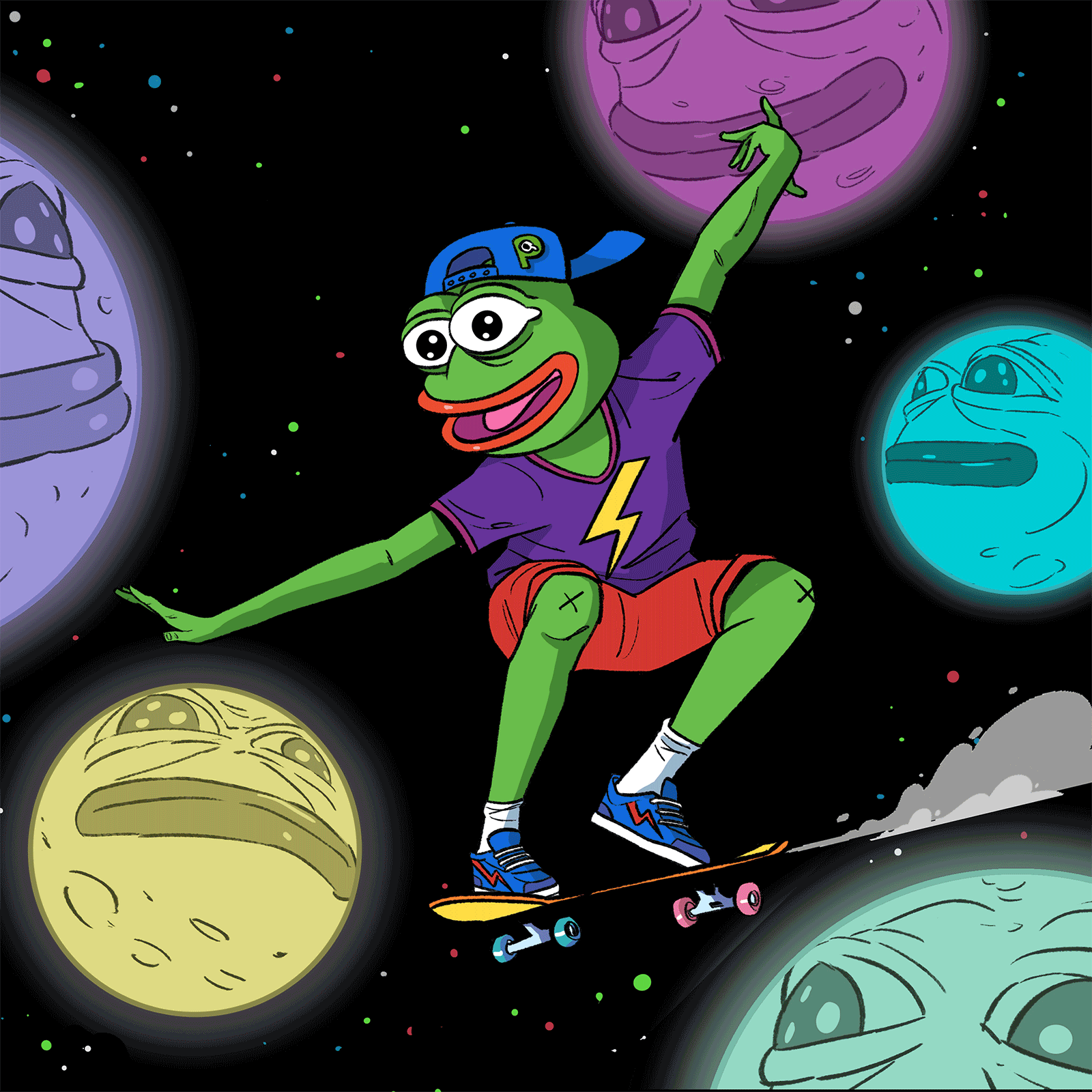 Pepe’sです！ Pepe Skate The Universe | Foundation