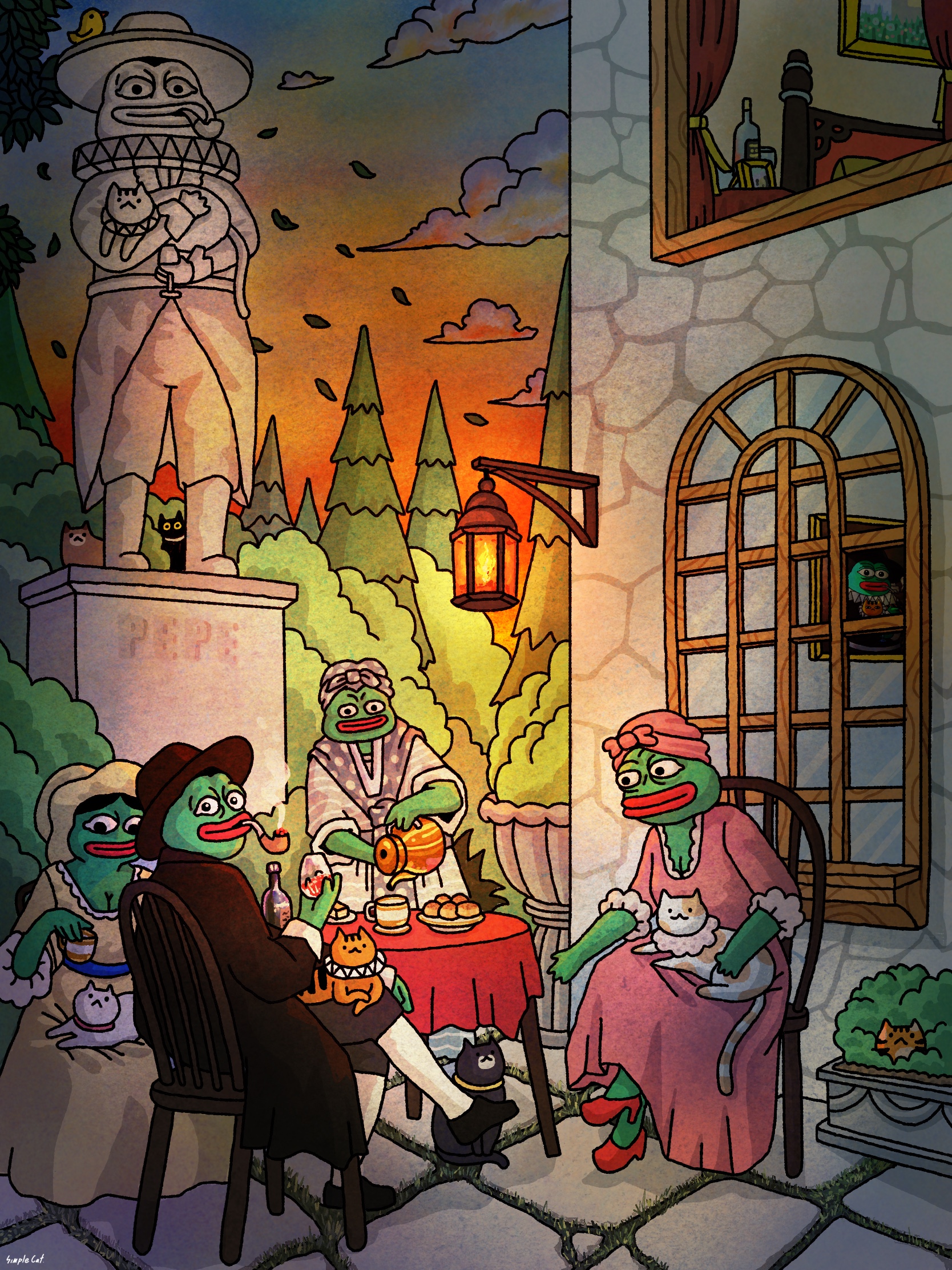 Pepe’sです！ Pepe in the garden. | Foundation